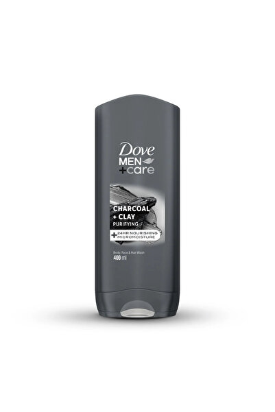 Dove Gel de duș Dove Men+Care Charcoal & Clay, 400 ml