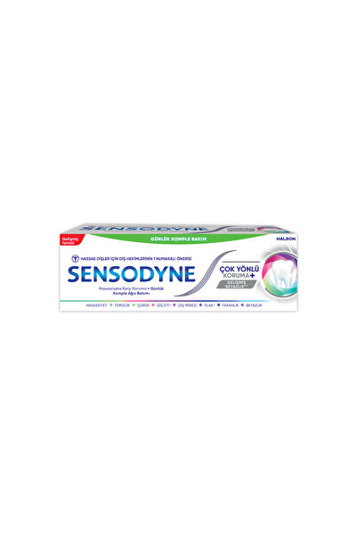 Sensodyne Çok Yönlü Koruma Beyazlatıcı Diş Macunu 50 ml x 4 Adet