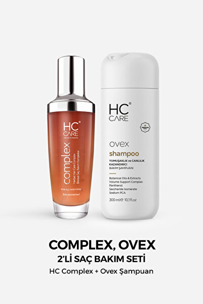 HC Care HC Complex, Ovex Şampuan 2'li Saç Bakım Seti