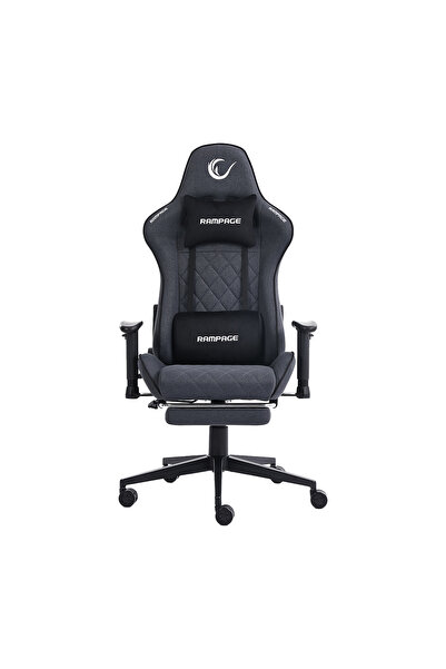 Rampage KL-R29 Myth Pro Üst Seviye Terletmez Kumaş Gri Gaming Oyuncu Koltuğu