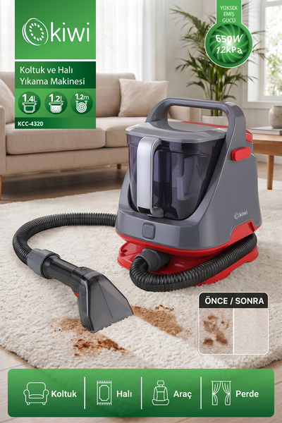 Kiwi Kcc-4320 Koltuk Halı Yıkama Ve Leke Çıkartma Makinesi