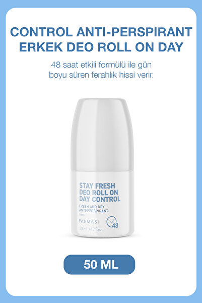 Farmasi Terleme Önleyici 48 Saat Etkili Erkek Roll On Deodorant | Day Control