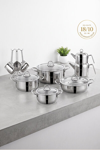 Taç Pro Steel 15 Parça Çelik Çeyiz Seti