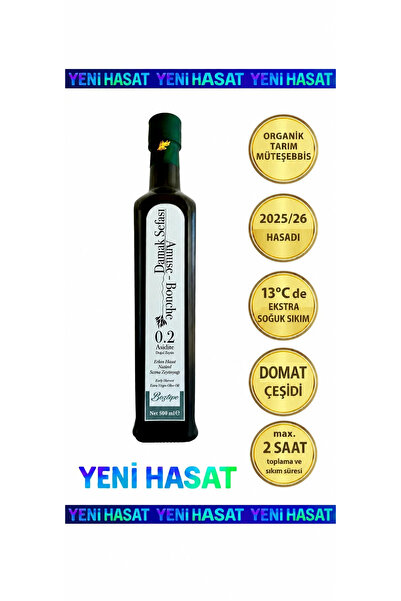 Boztepe 500 ML Yüksek Polifenollü Erken Hasat Natürel Sızma Domat Zeytinyağı ...