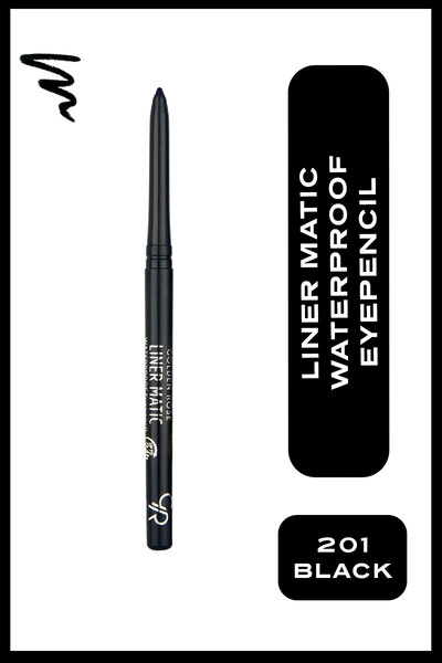 Golden Rose Liner Matic Waterproof Eyepencil - Suya Dayanıklı Göz Kalemi No:2...