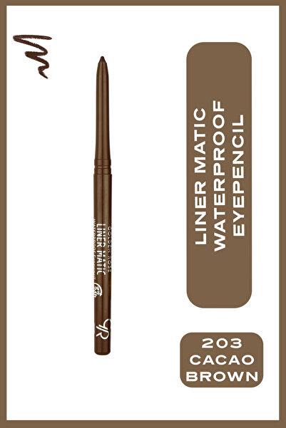 Golden Rose Liner Matic Waterproof Eyepencil - Suya Dayanıklı Göz Kalemi No:2...