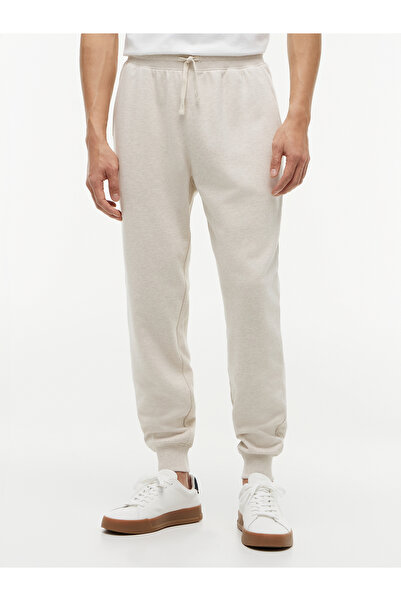 Tommy Hilfiger Men's Ecru Jogger Sweatpants