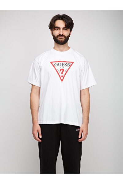 Guess Jeans Erkek Oversize Fit T-Shirt