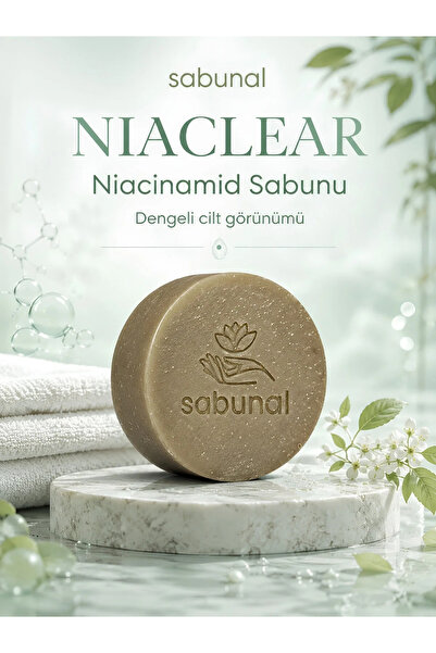 sabunal Niacinamide Sabunu - Aydınlatıcı, Siyah Nokta ve Akne Sabunu 100 gr