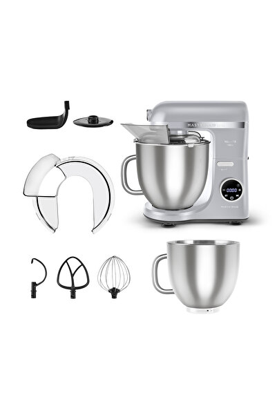 Karaca Mastermaid Chef Ultra D2000W Dijital Ekranlı Hamur Yoğurma Makinesi Si...