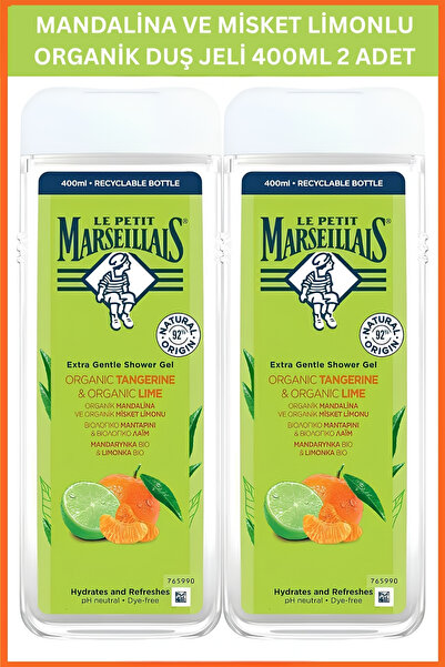 Le Petit Marseillais Duş Jeli Mandalina Limon 400 ml x2