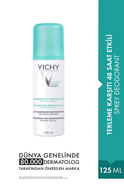 Vichy Terleme Karşıtı 48 Saat Etkili Sprey Deodorant 125 ML