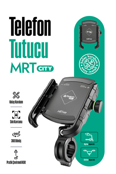 Nukrotech MRT City Motosiklet Telefon Tutucu