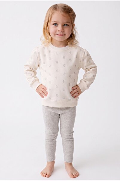 Katia&Bony Towel Inside Children's Tights Ecru