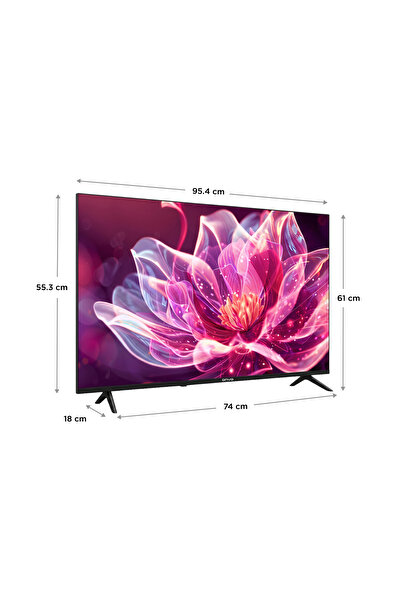 ONVO 43VQ80F3FA 43'' 109 Ekran Uydu Alıcılı Full HD WhaleOS QLED TV