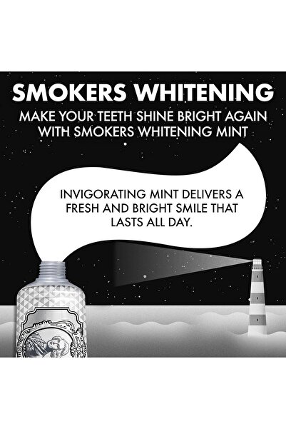 Marvis Smokers Whitening Mint 85 ml Sigara İçenler İçin Doğal Beyazlık
