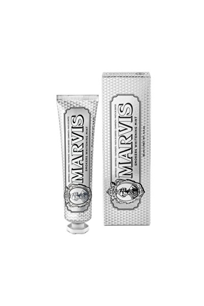 Marvis Smokers Whitening Mint 85 ml Sigara İçenler İçin Doğal Beyazlık