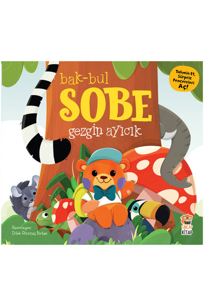 Sincap Kitap Bak Bul Sobe Gezgin Ayıcık | Dikkat Geliştiren Eğitici Çocuk Kit...