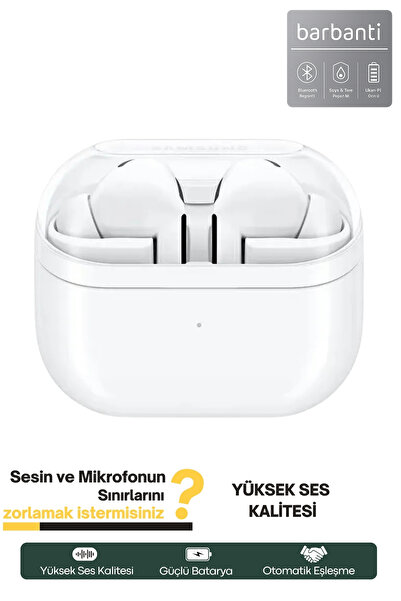 Barbanti Soundwear 3 ANC Bluetooth 5.4 Kablosuz Kulaklık, 30 Saat Pil, HD Mikrofon