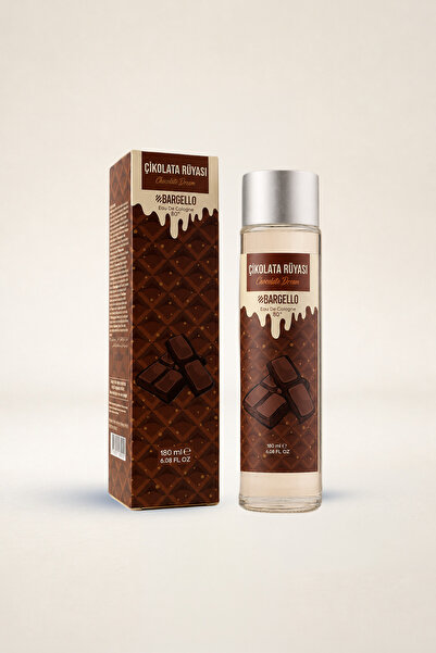Bargello 180 ml 80° Cam Dökme Kapak Çikolata Kolonya