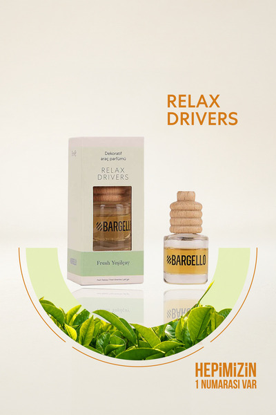Bargello Relax Drıvers fresh Yeşilçay 8 ml Dekoratif Araç Kokusu -bes