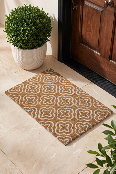 Koza Home Coco Desenli Kıl Kapı Önü Paspası 40x60 3683