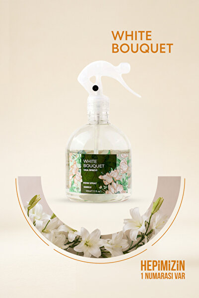 Bargello Whıte Bouquet 485 ml Plastik Sprey Ortam Kokusu