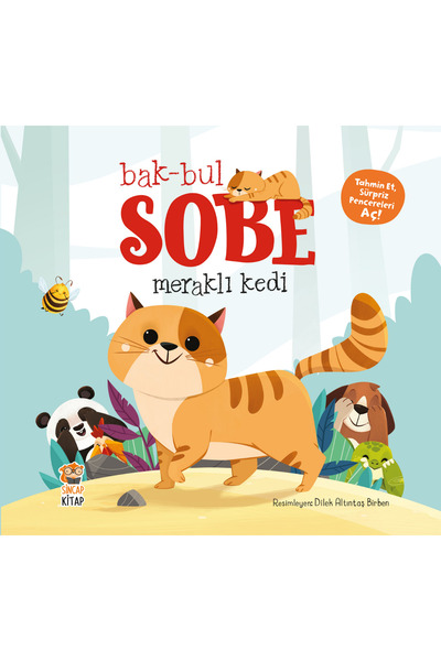 Sincap Kitap Bak Bul Sobe Meraklı Kedi | Dikkat Geliştiren Eğitici Çocuk Kita...
