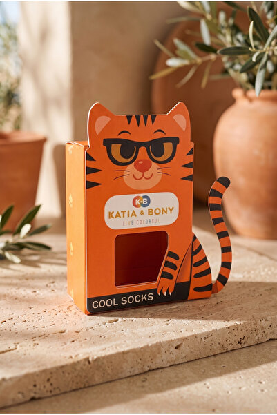 Katia&Bony 3D Kedi Desenli Çocuk Hediye Kutusu