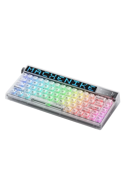 Machenike KT68 Kablolu Crystal Tactile Switch LCD Rgb Beyaz Ingilizce Gaming ...