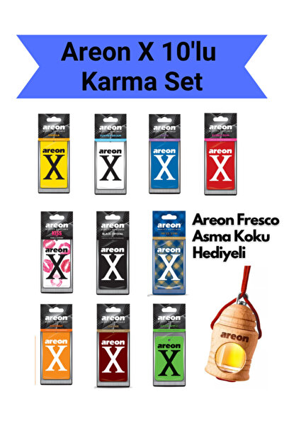 Areon X Süper 10'lu Karma Set II (10 Farklı Koku)
