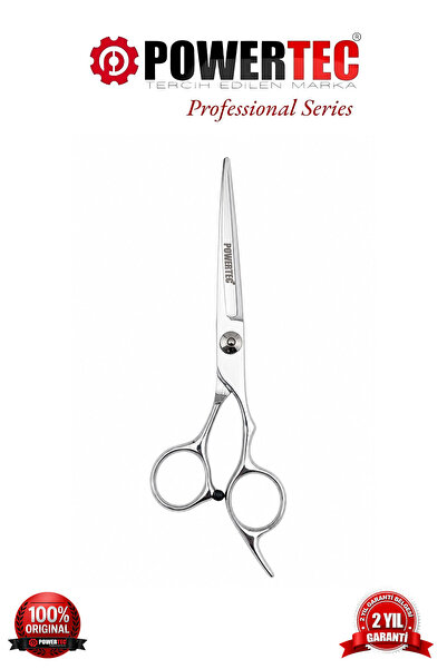 POWERTEC TR-03 Düz Saç Kesim Makası | 6 İnç