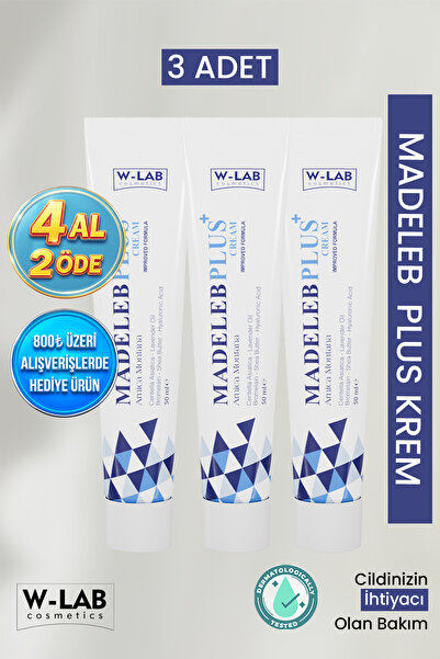 W-Lab Cosmetics W Lab Kozmetik Madeleb Plus Krem 3 Lü Paket