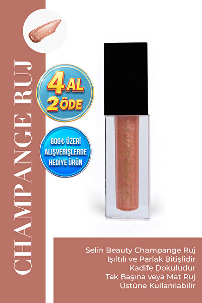 SELİNBEAUTY أحمر الشفاه الشمبانيا
