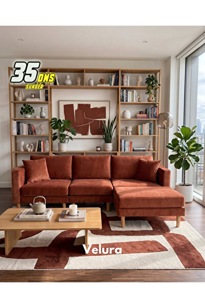 Velura Home & Living Armin Akıllı Köşe Koltuk Takımı & Modern Modüler Yataklı...