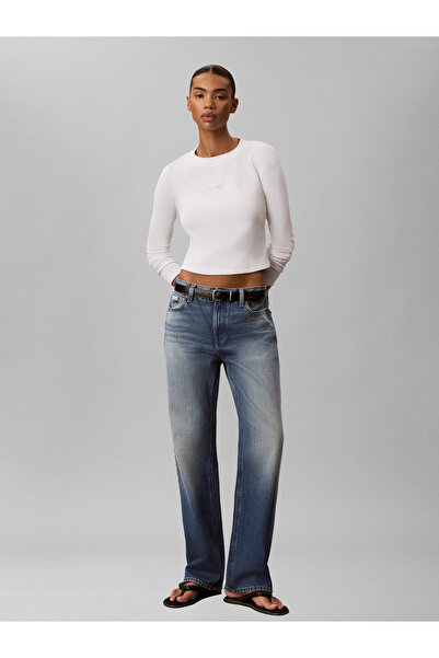 Calvin Klein A- LS MONOGRAMOVÉ DĚTSKÉ TRIČKO