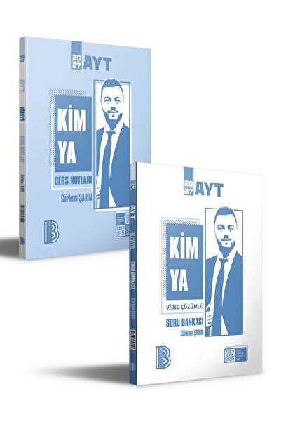 Benim Hocam Yayınları 2027 AYT Kimya Ders Notları ve Video Çözümlü Soru Banka...