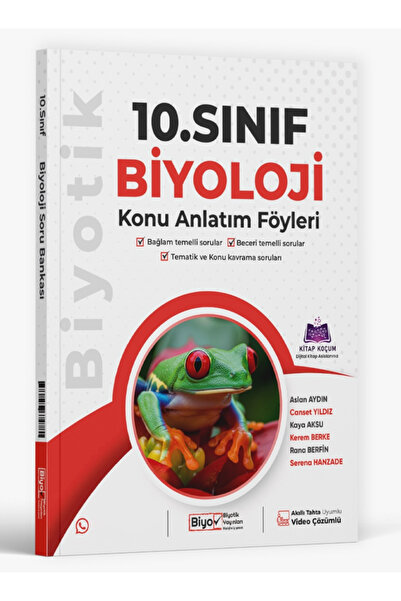Biyotik Yayınları Biyotik Yayınları 10. Sınıf Biyoloji Konu Anlatım Föyleri 2027