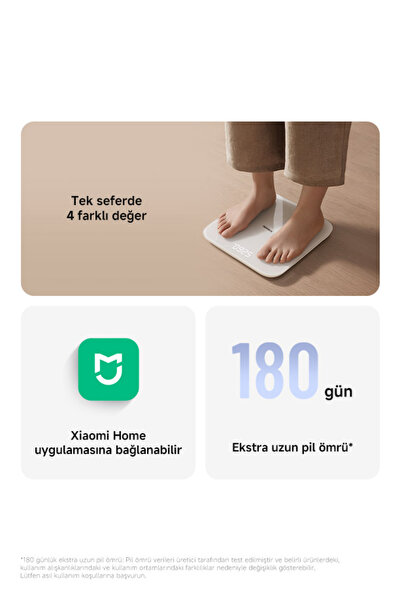 Xiaomi Mi Smart Scale S200 Beyaz Fonksiyonlu Akıllı Bluetooth Tartı Baskül