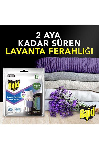 Raid Lavanta Kesesi 18 Adet
