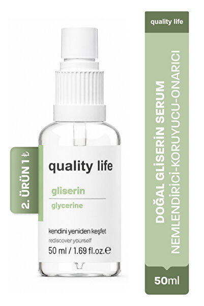 Quality Life Bitkisel Gliserin Yağı - Saf Doğal Gliserin Saç Bakım Serum ve Y...