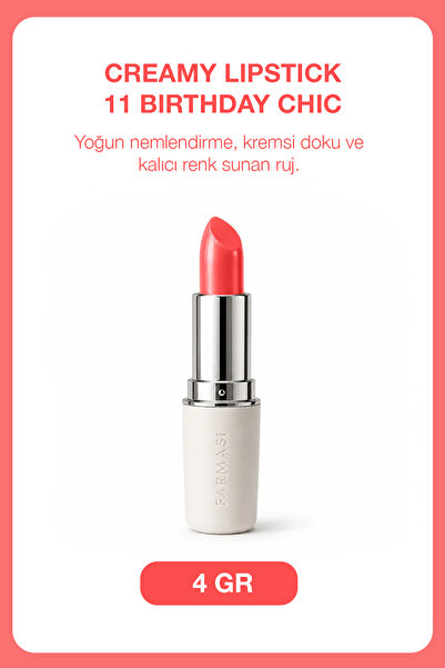 Farmasi Number 11 Creamy Lipstick - 4 gr Birthday Chic