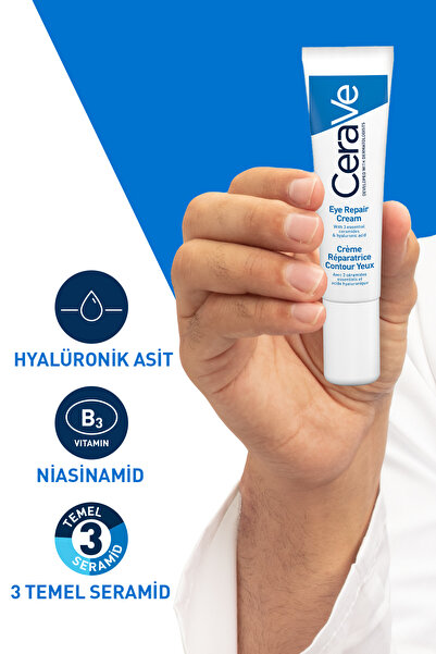 CeraVe Koyu Halka ve Göz Altı Torba Görünümü Karşıtı Onarıcı Göz Kremi 14 ml