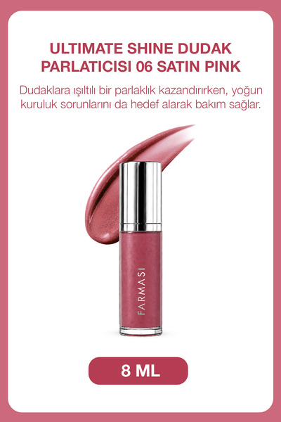 Farmasi Ultımate Shine Dudak Parlatıcısı 06 Satın Pink