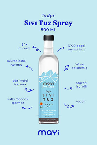 Mayi Tuz Mayi Delice Doğal Sıvı Tuz 500 ml