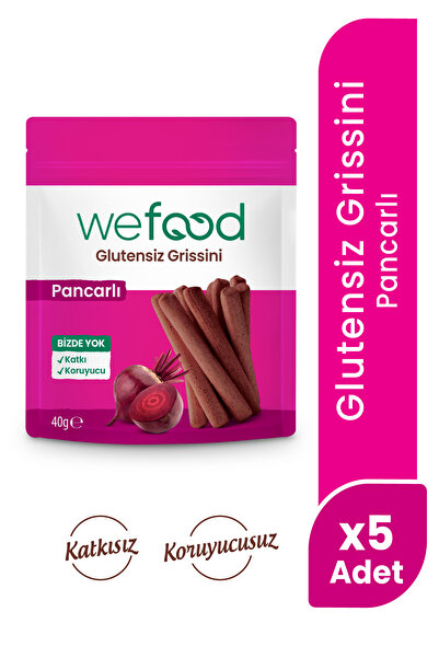 Wefood Glutensiz Grissini Pancarlı 40 g 5'li