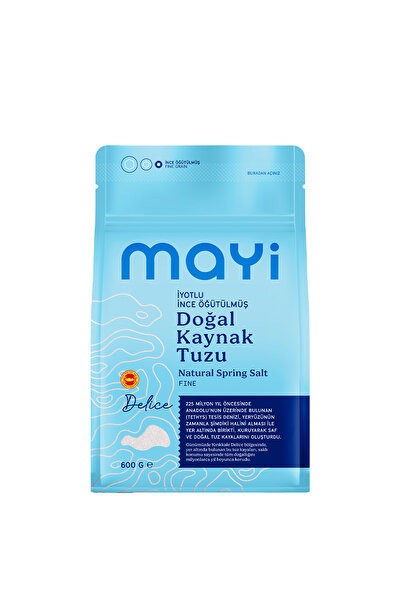 Mayi Tuz Mayi Öğütülmüş Sofra Tuzu (İyot İlaveli) 600 gr
