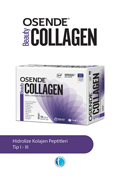 Osende Beauty Collagen 5500 Mg 15x40 Ml Hidrolize Kolajen Peptitleri Likit