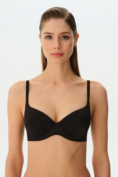 SUWEN Invisible Push up Laser Cut Non-Marking Supported Underwire Bra