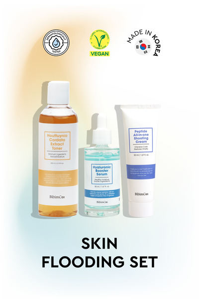 Bibimcos Skin Flooding Method Set - Yoğun Nem Deposu & Canlandırıcı Bakım Seti